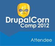 DrupalCorn Camp 2012 Attendee Badge